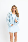 Karlie Floral Stripe Weekend Lightweight Jacket