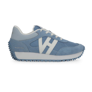 Vintage Havana VH Logo Spiked Running Shoes in Sky Blue