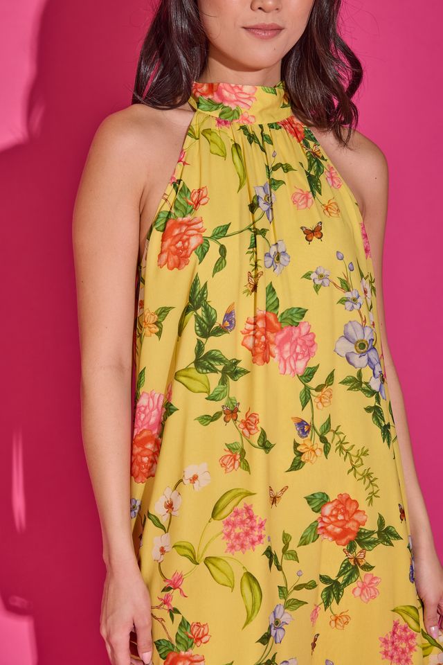 Alden Adair | Perry Dress in Yellow Parterre