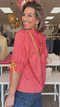 Crosby Addy Top in Rosy Ribbon