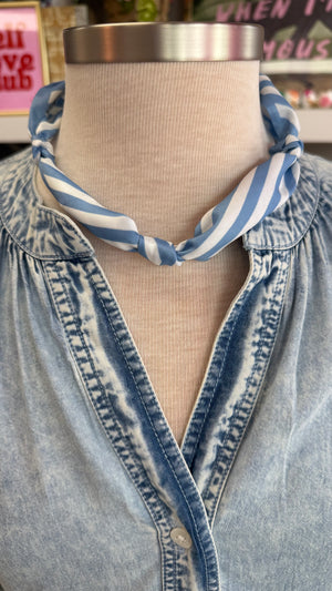 Customizable Blue Tone Scarves