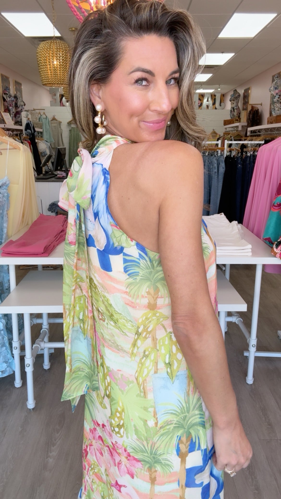 Alden Adair Perry Dress in Swan Lake (1 SMALL)