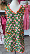 Uncle Frank Green Flowering Waves Dress