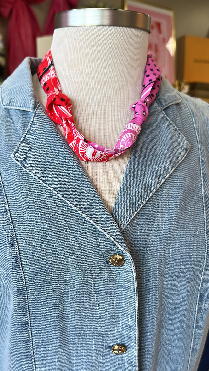 Customizable Pink Tone Scarves