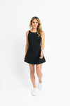 Karlie Black Scallop VBack Kourt Dress