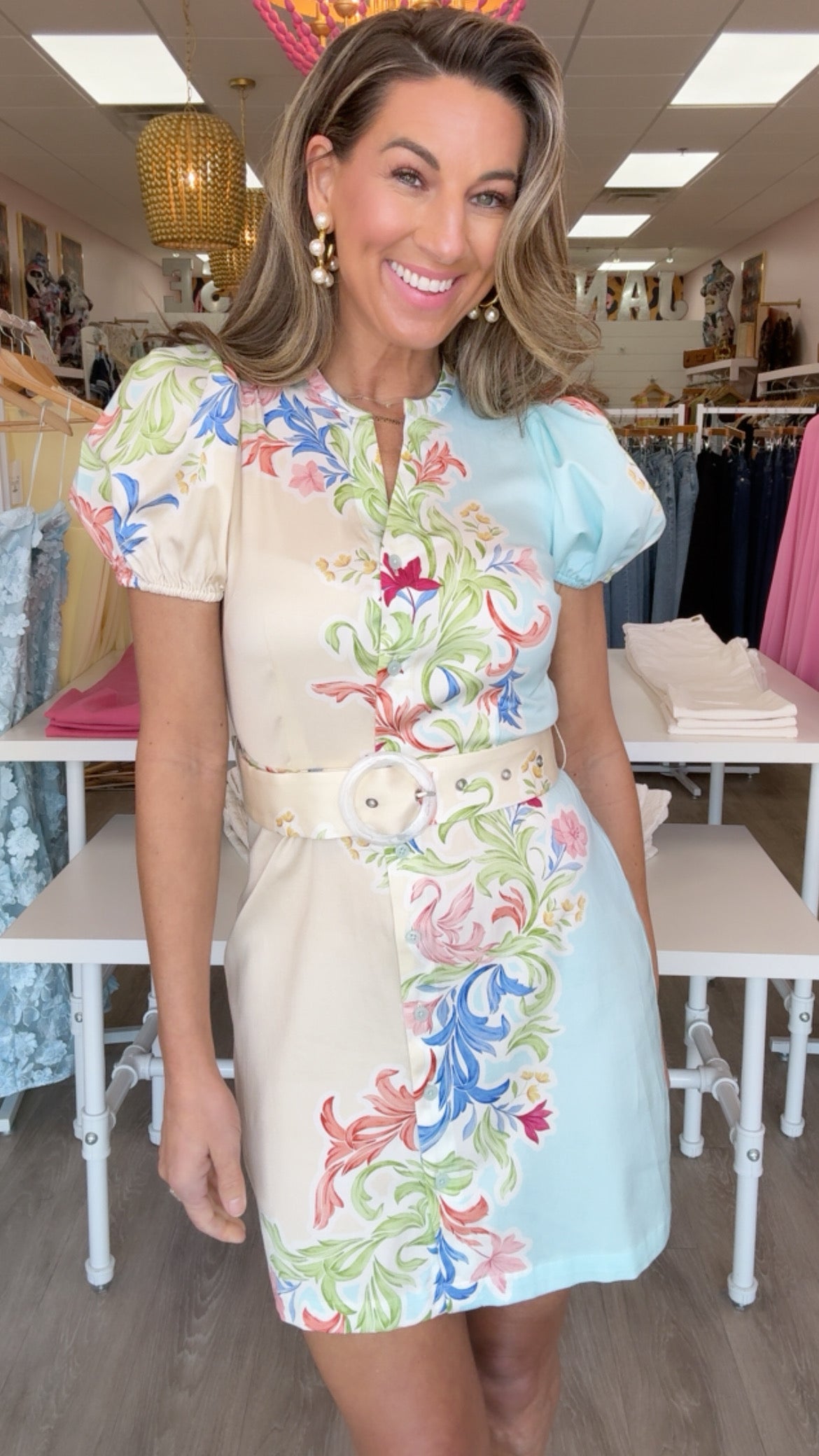 Alden Adair Blakely Dress in Dreamscape (1 MEDIUM)