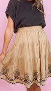 Sister Mary Loopy Embroidered Skirt