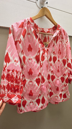 Ivy Jane IKAT Your Heart Top