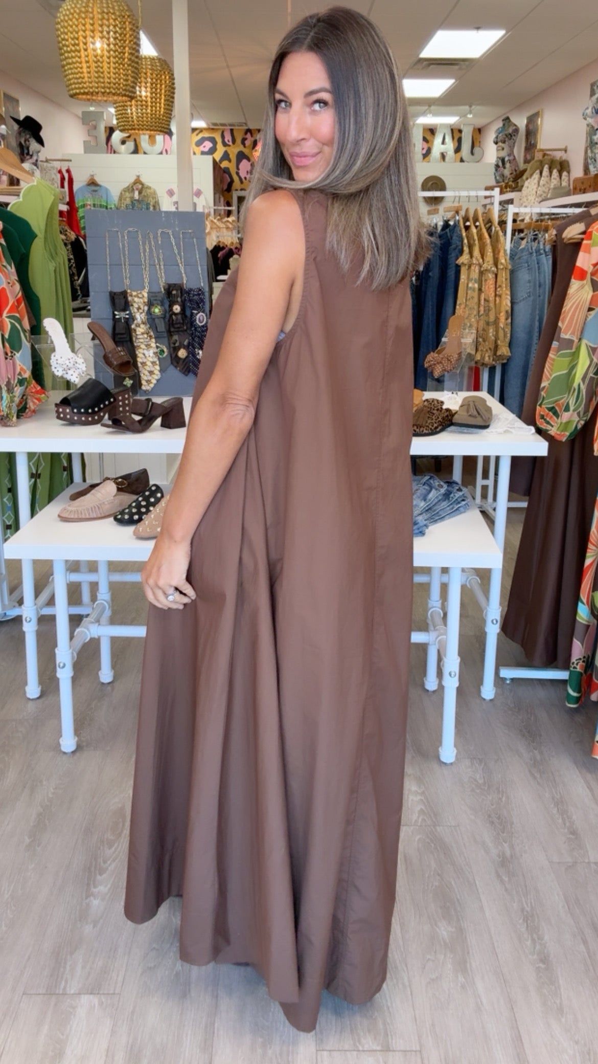 Karlie | Chocolate Scoop Maxi Dress