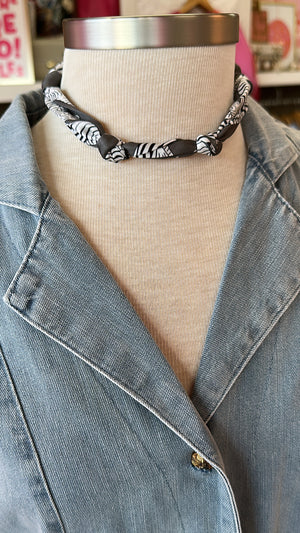 Customizable Black and Brown Neutral Scarves