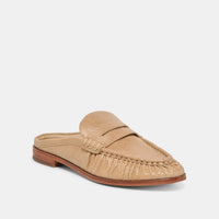 Dolce Vita | Betzy Latte Embossed Suede Loafer