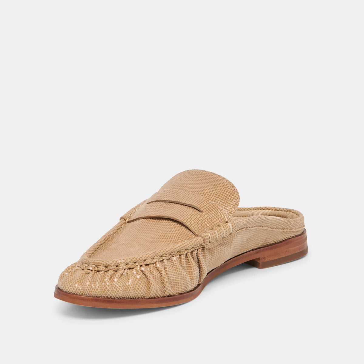 Dolce Vita | Betzy Latte Embossed Suede Loafer
