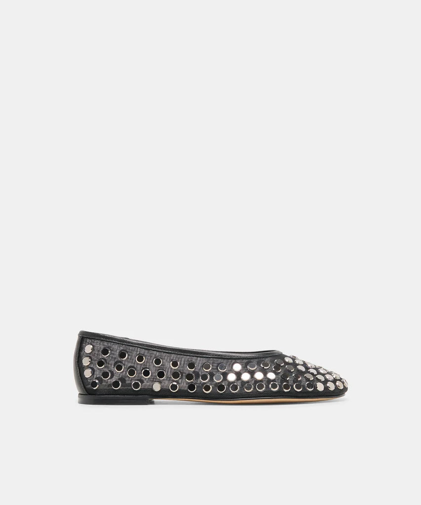 Dolce Vita | Calia Stud Onyx Mesh Ballet Flat