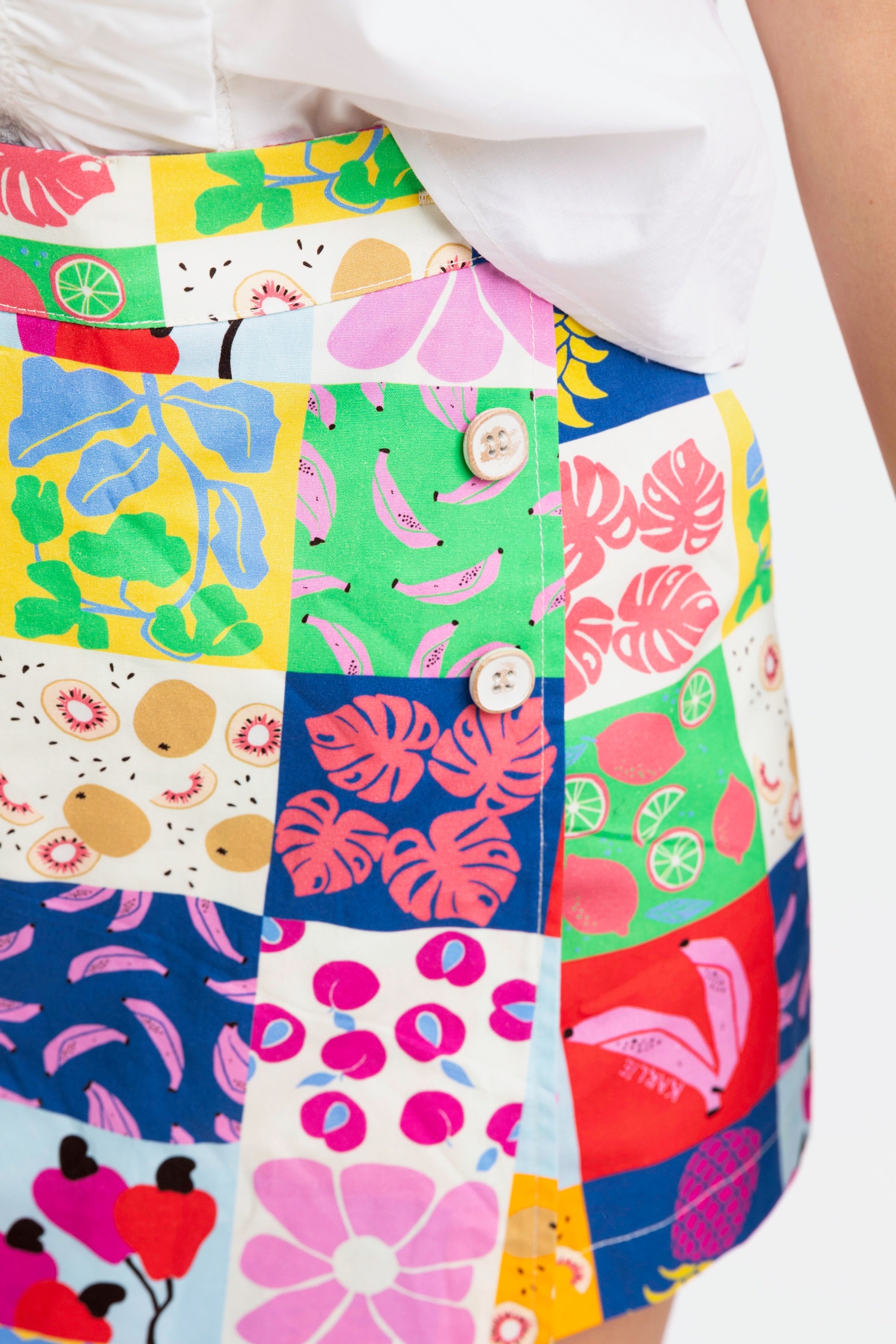 Karlie | Fruit Quilt Wrap Skort