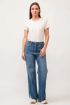 Dear John Fiona Wide Leg Denim in Portvell