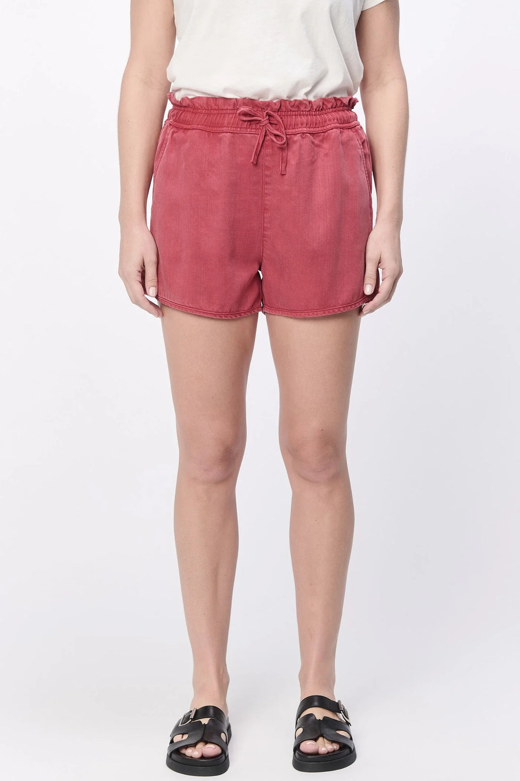 Dear John Krissy Slouchy Shorts in Salsa