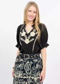 Ivy Jane Black Dana Top