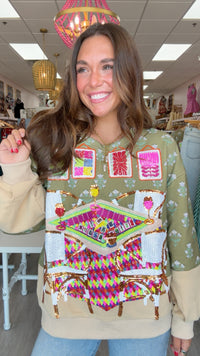 Queen of Sparkles | Mahjong Table + Chairs Sweatshirt