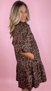 Karlie Leopard Ana Pocket Dress (1 SMALL)