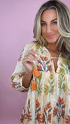 Uncle Frank Breezy Block Print Dress (1 XS)