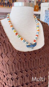 Beaded Eagle Necklace