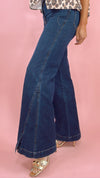 Dear John Fiona High Rise Wide Leg in Belvue Wash