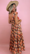 Sister Mary Rosa Floral Midi Dress