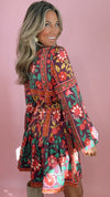 Alden Adair Adele Dress in Medieval Floral (1 SMALL)
