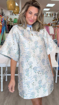 Brianna Cannon Hydrangea Jacquard Caftan