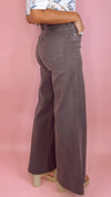 Dear John Fiona Wide Leg Flare in Mocha Brown