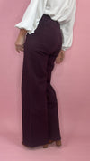 Kut Jean High Rise Wide Leg in Eggplant (1 SIZE 6)