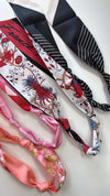 Customizable Pink, Red and Black Scarves