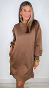 Cocoa Double Knit Shift Dress