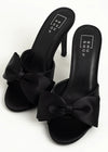 Shushop Elena Black Bow Heels