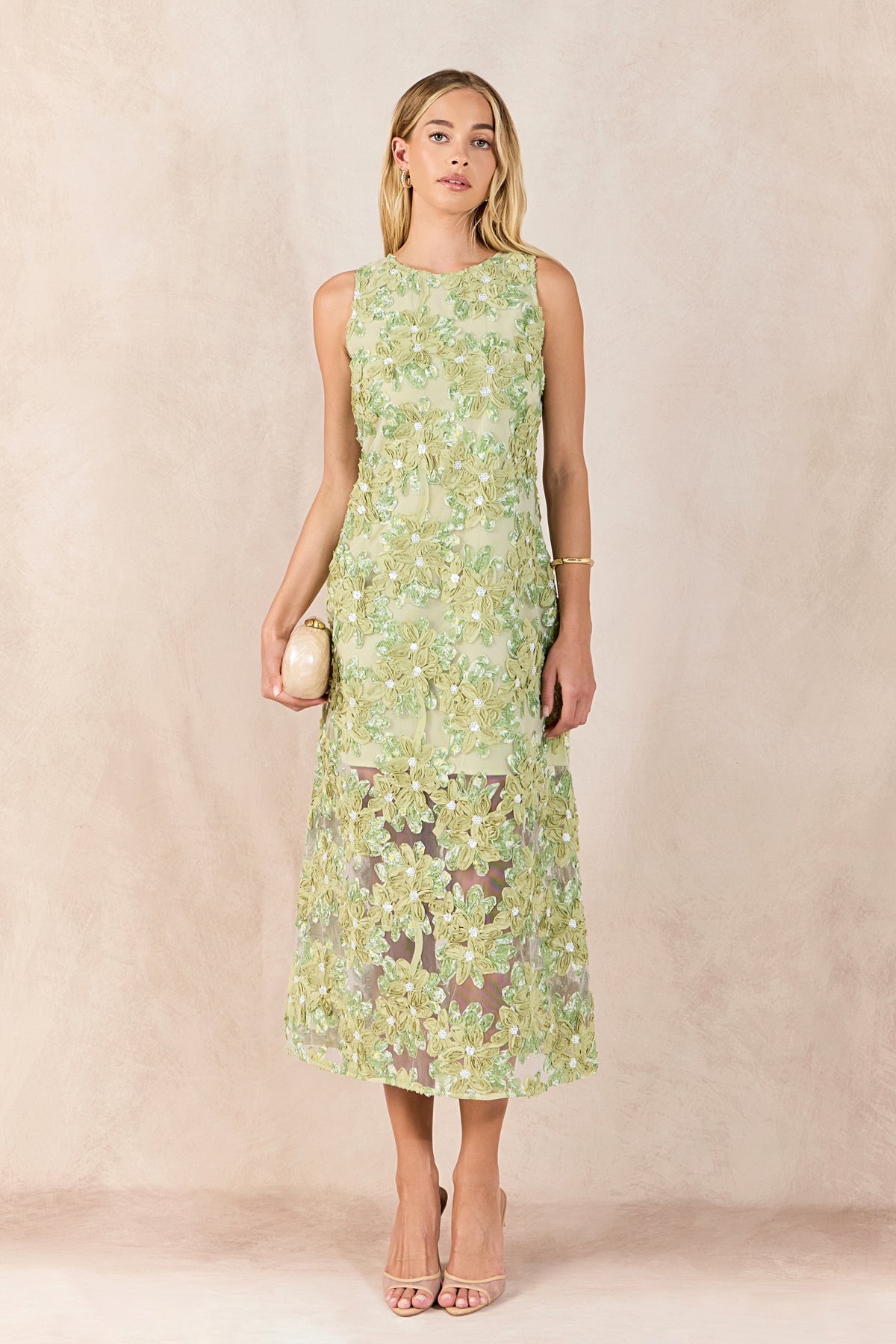 Endless Rose | Green Lace Maxi