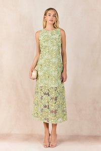 Endless Rose | Green Lace Maxi