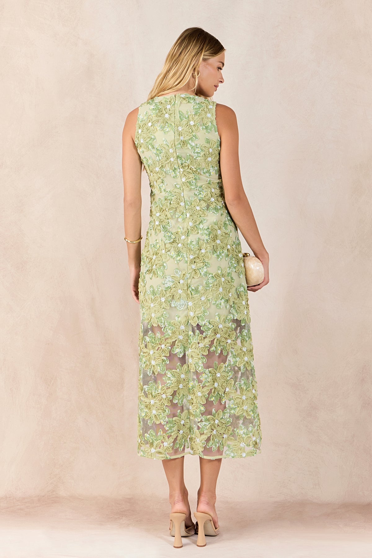 Endless Rose | Green Lace Maxi