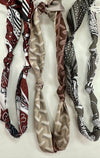 Customizable Black and Brown Neutral Scarves