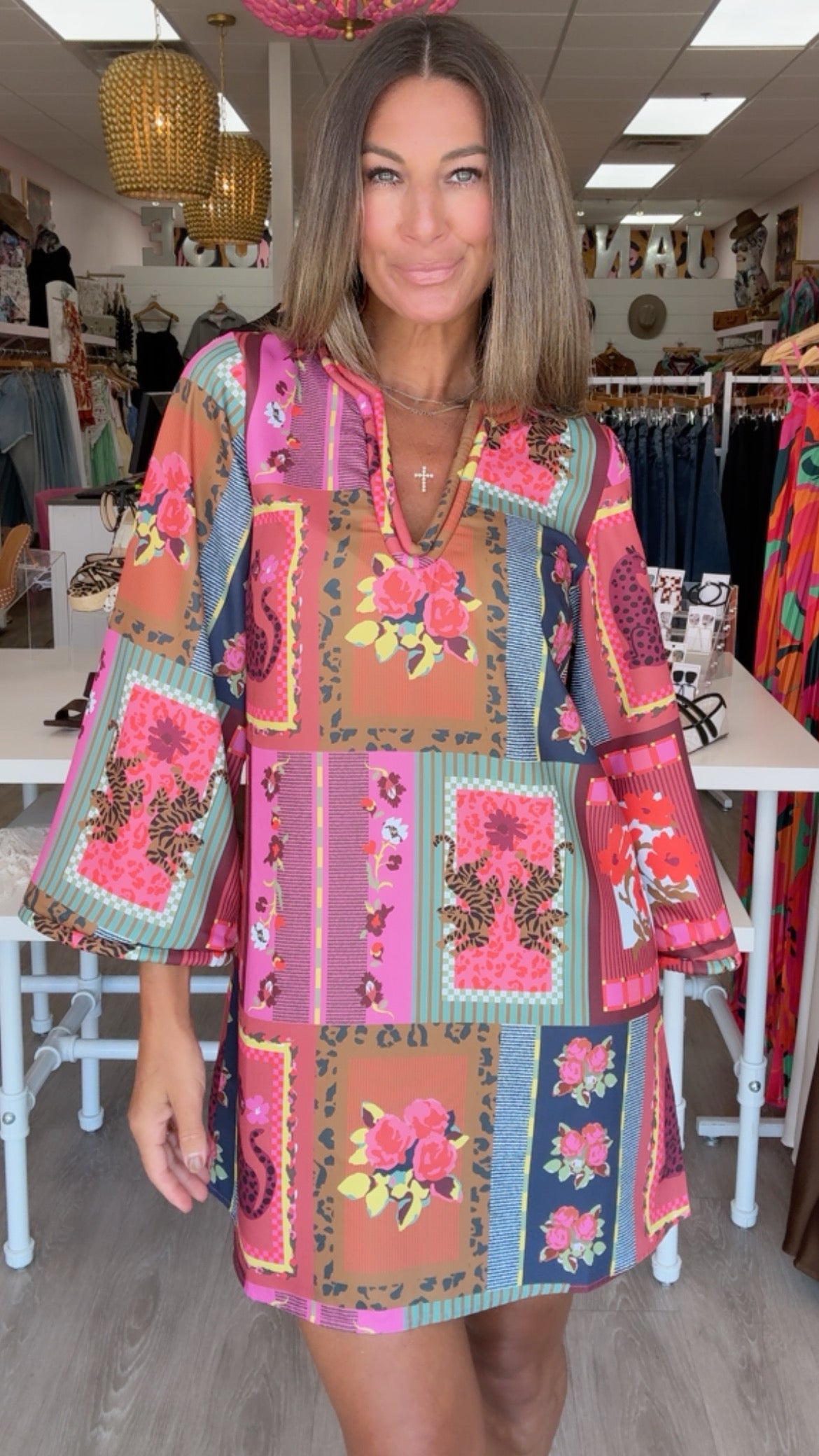 Crosby | Skyler Dress in Vintage Vignette