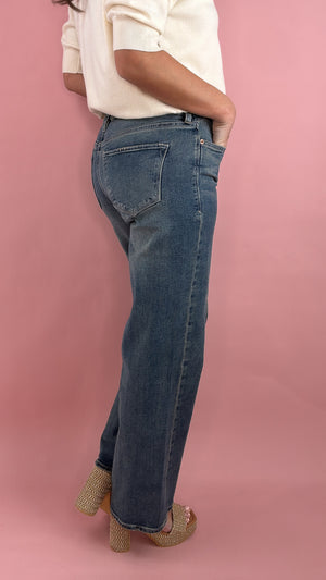 Dear John Taylor Straight Jean in Ash Mist