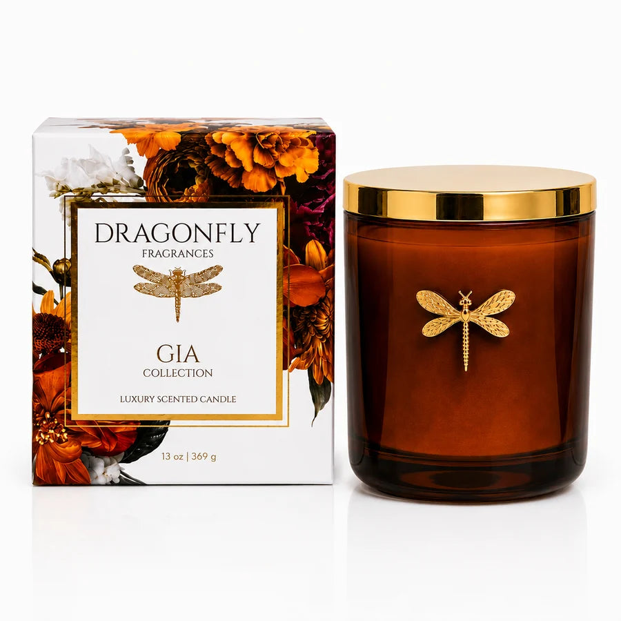 Dragonfly | Gia Amber Candle