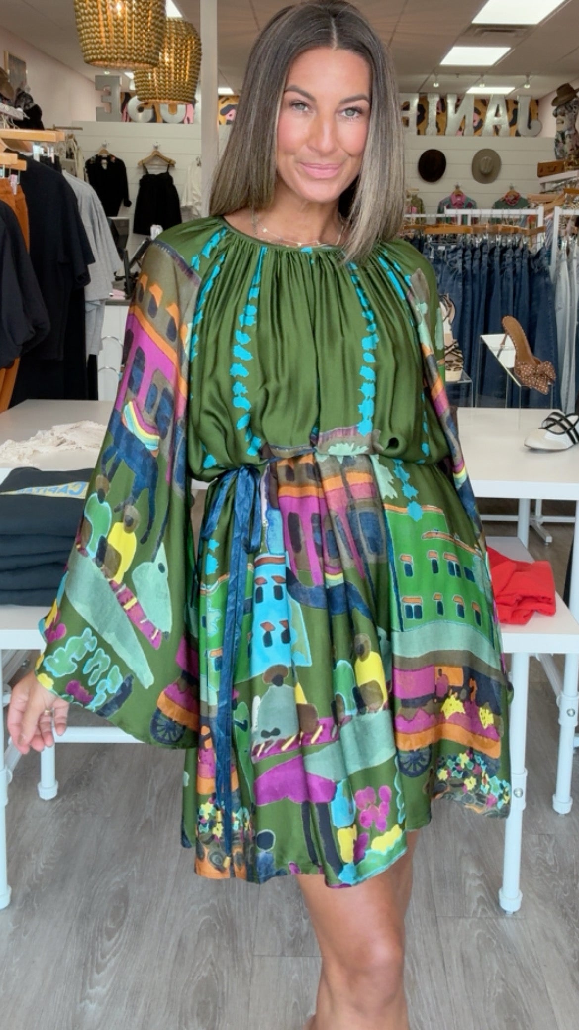Azura | Printed Mini Dress