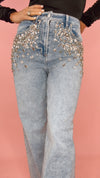 Dear John Fiona Wide Leg Sparkles Rhinestone Sparkles Flares