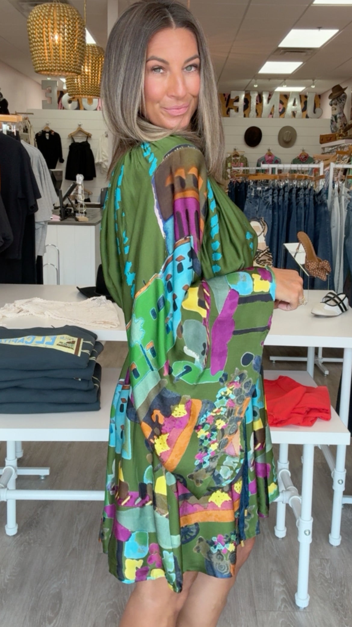 Azura | Printed Mini Dress