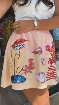 Queen of Sparkles Under the Sea Knit Skirt (TOP NOT AVAILABLE) (1 SMALL)