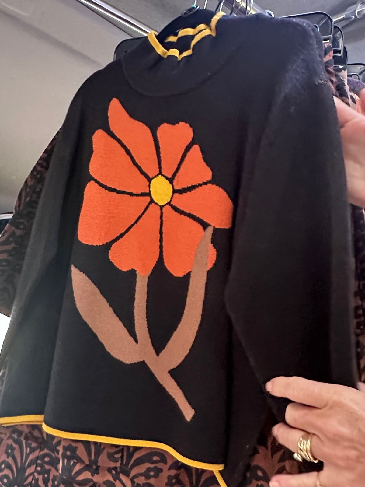 Ivy Jane | Black Bold Flower Sweater