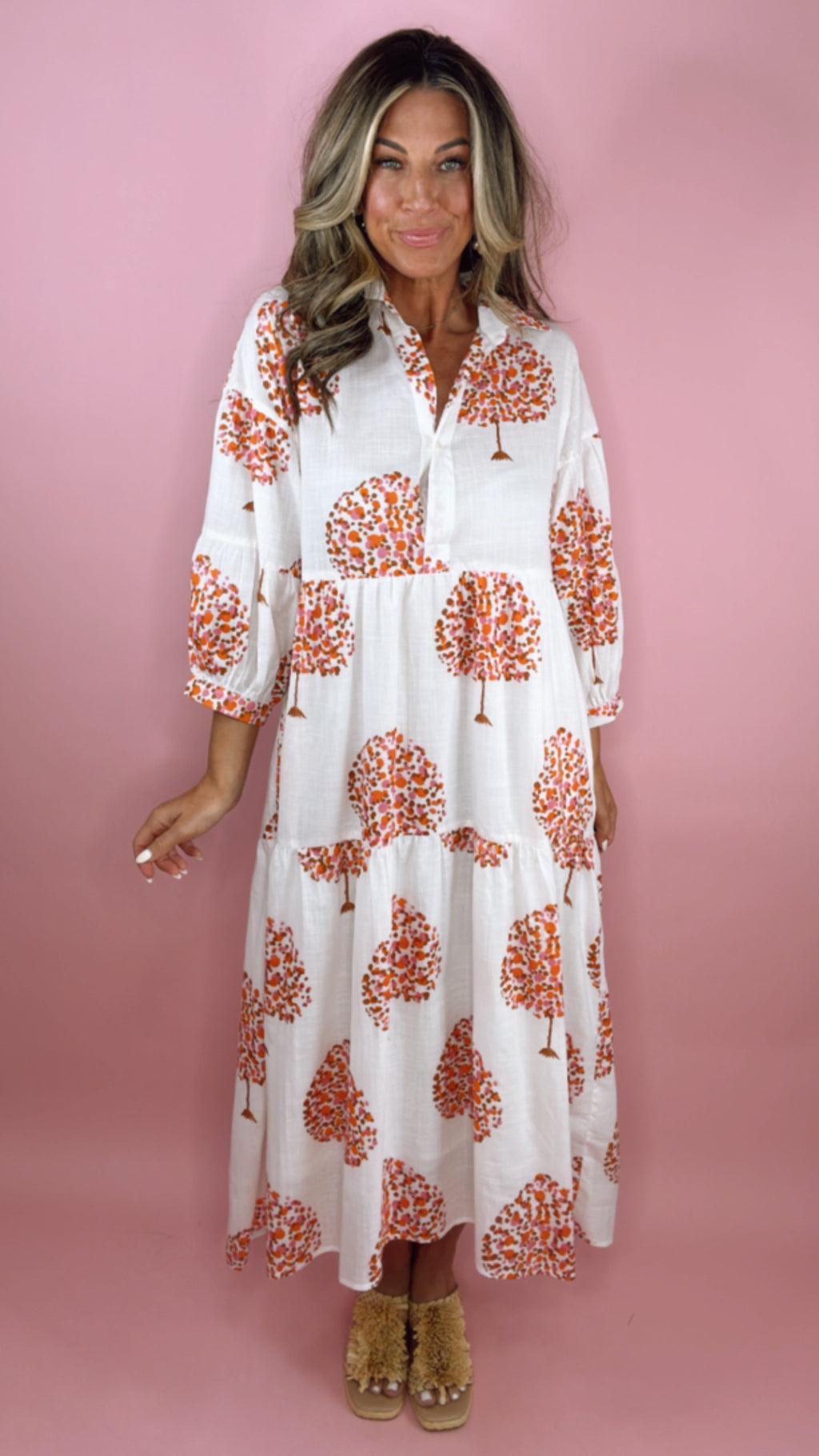 Uncle Frank Confetti Trees Dress
