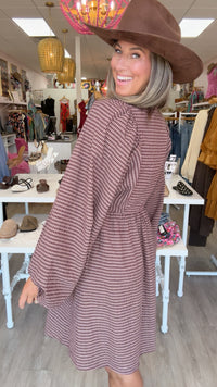 FRNCH | Maroon Plaid Kiyo Dress
