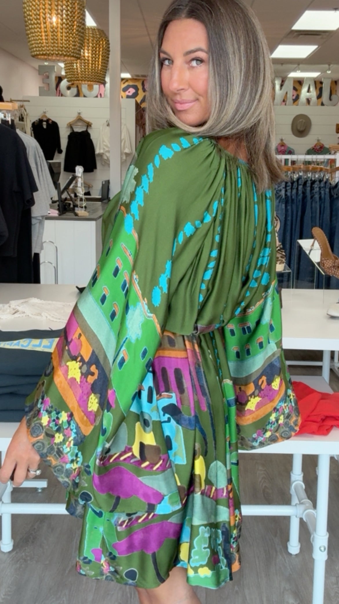 Azura | Printed Mini Dress