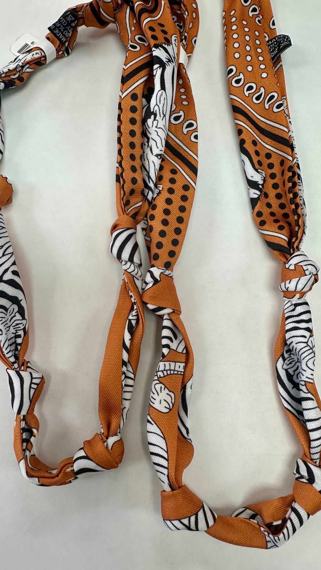 Customizable Burnt Orange Tone Scarf